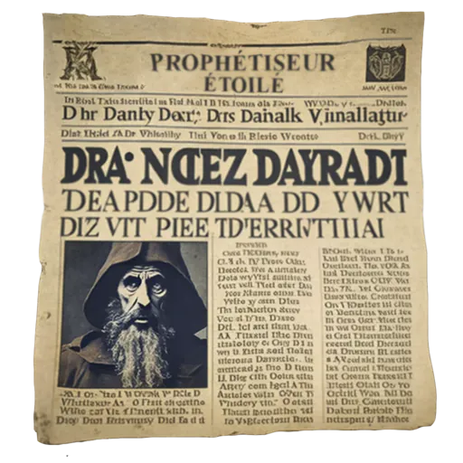 image du journal le prophétiseur étoilé