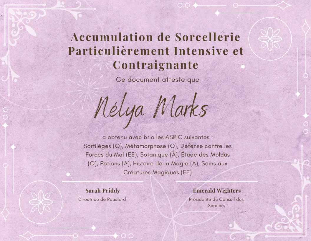 ASPIC de Nélya Marks