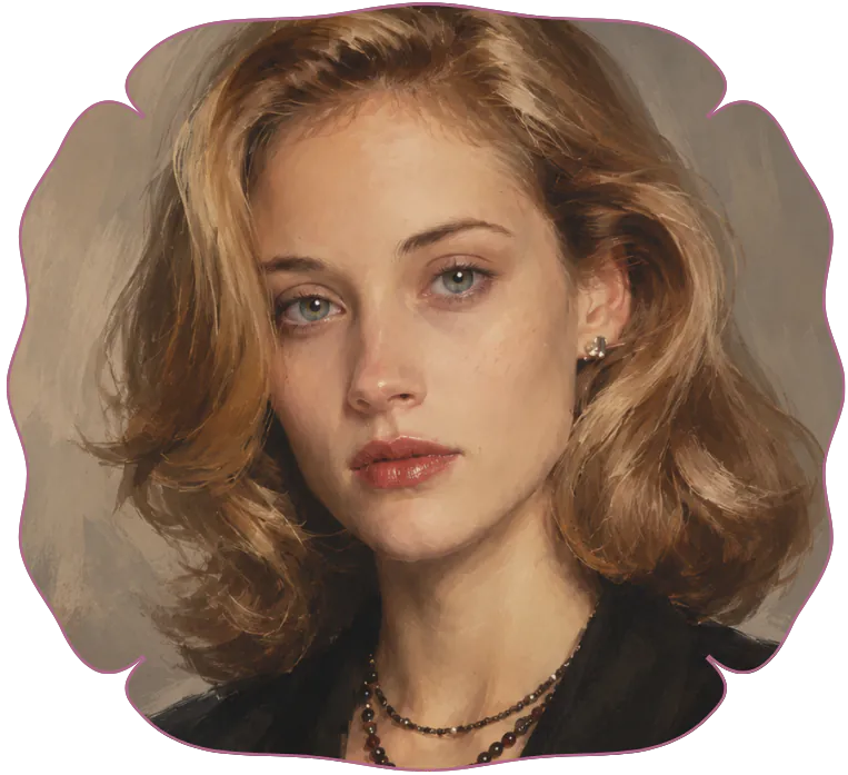 Femme élégante, blonde