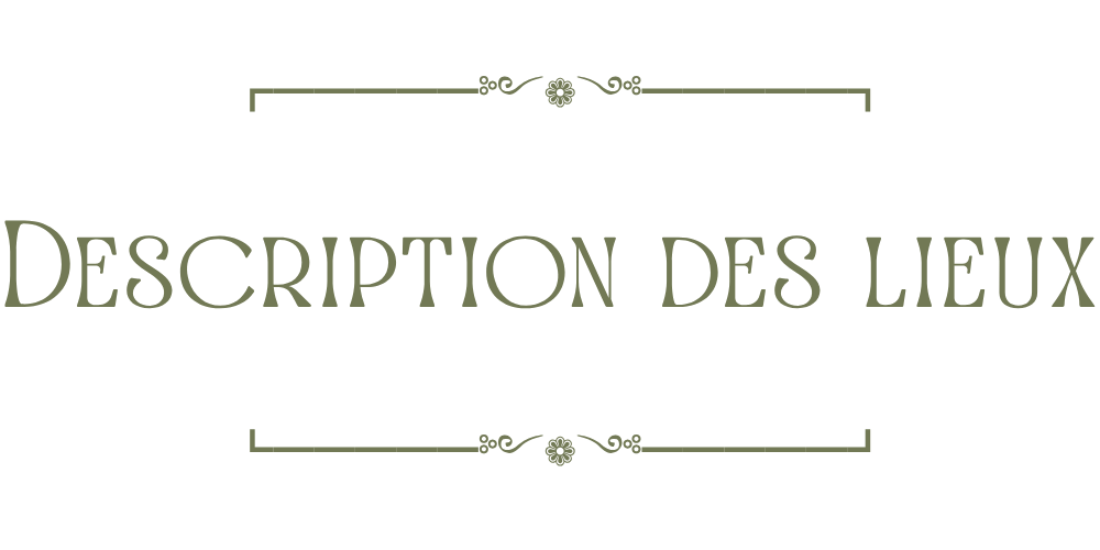 Description des lieux