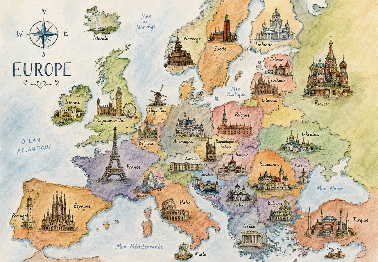 carte europe