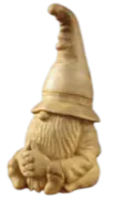 Gnome ennuyé en vente à l'atelier des Sylves