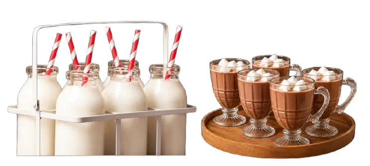 lait + chocolat chaud