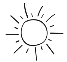 Dessin d'un soleil