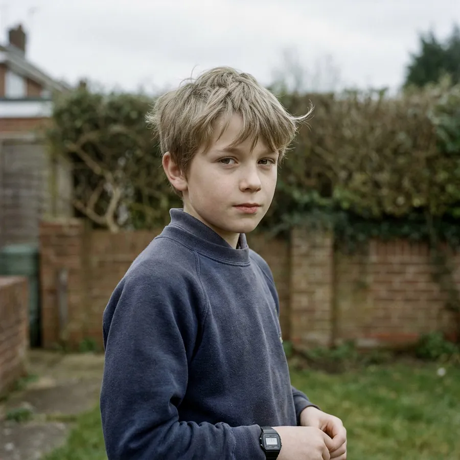 Luke Silver dans son jardin