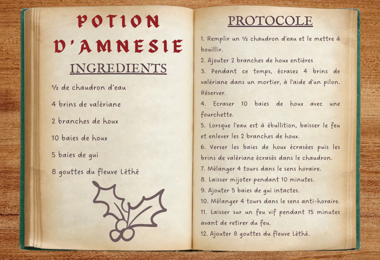 Potion d'Amnésie