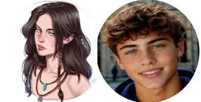 Avatars de Noémie et Gabriel