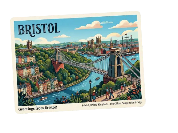 Carte postale Bristol