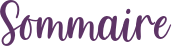 Sommaire en violet