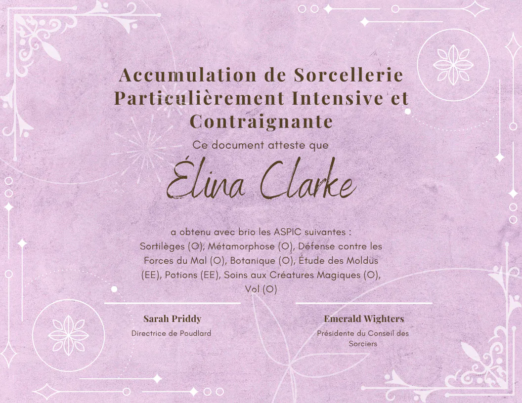 ASPIC d'Élina Clarke