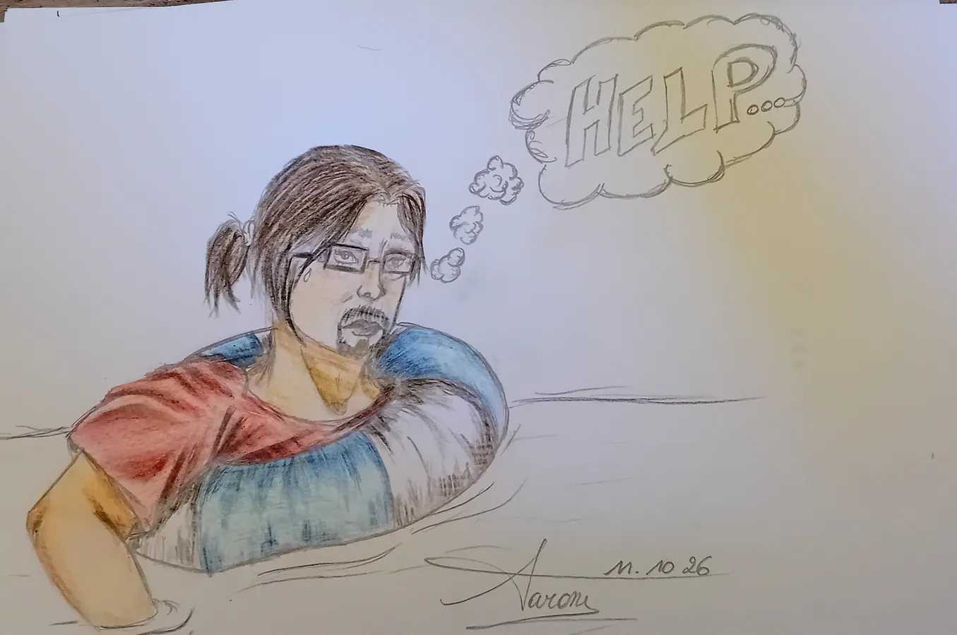 Dessin par Aaron Bagans