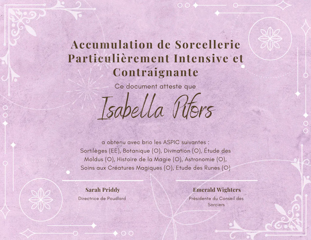 ASPIC d'Isabella Pifors
