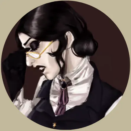 femme âgé aux cheveux brun