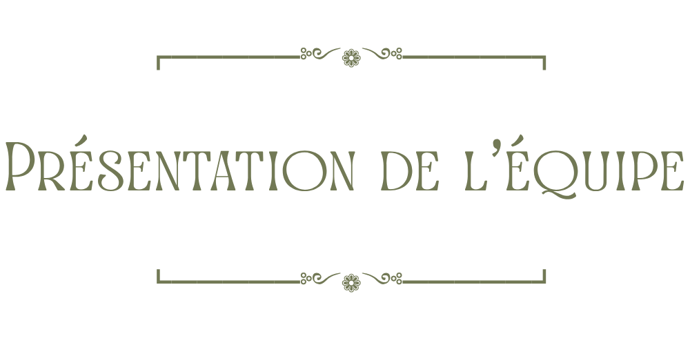Présentation de l'équipe