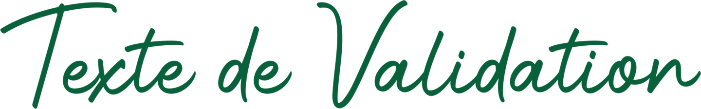 Texte de Validation