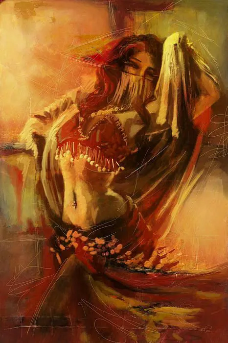 une danseuse orientale